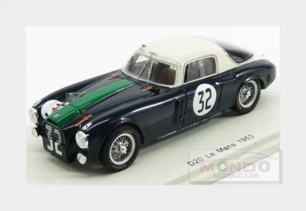 Spark Lancia D20 2.7l V6 Team Scuderia Lancia N 32 24h Le Mans 1953 F.bonetto L.valenzano 1:43 S4723