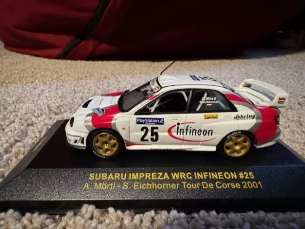 IXO Models Subaru Wrc Rally Infineon Tdc 2001 N 25 1:43 RAM041