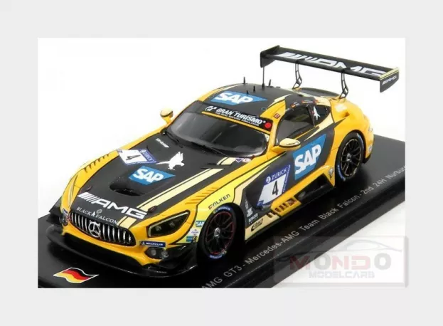 Spark Mercedes Amg Gt3 Team Mercedes Amg Team Black Falcon N 4 2nd 24h Nurburgring 2018 M.engel A.christodoulou M.metzger D.muller 1:43 SG401