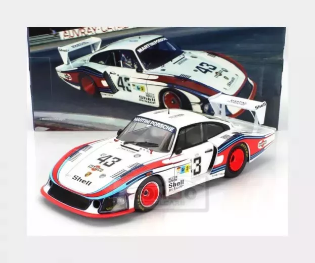 Werk83 Porsche 935 78 3.2l Twin Turbo Moby Dick Team Martini Racing Porsche System N 43 24h Le Mans 1978 Rolf Stommelen Manfred Schurti 1:18 W18040001
