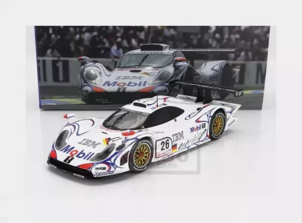 Werk83 Porsche 911 Gt1-98 3.2l Turbo Team Porsche Ag Mobil-1 N 26 Winner 24h Le Mans 1998 Allan Mcnish Laurent Aiello Stephane Ortelli 1:18 W18029001
