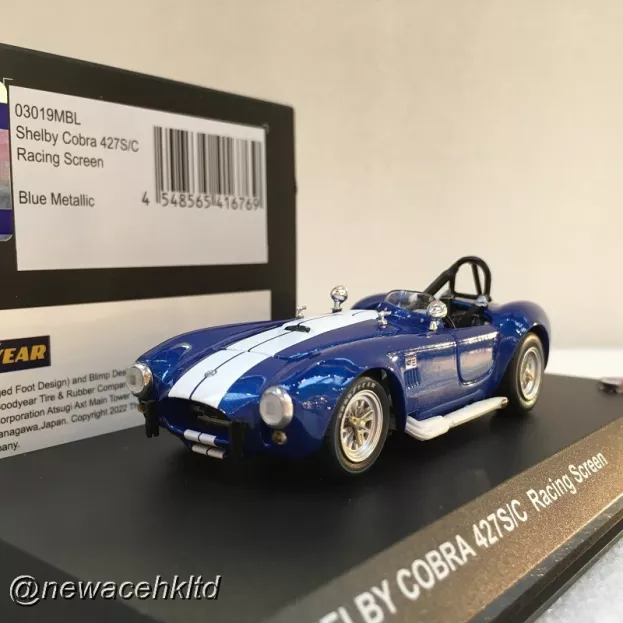 Kyosho Ford Shelby Cobra 427 sc Spider Racing Screen 1965 1:43 03019MBL