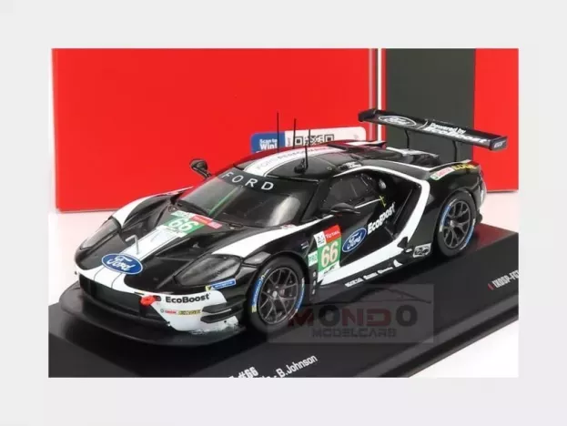 IXO Models Ford Gt Ford Ecoboost 3.5l Turbo V6 Team Ford Chip Ganassi Uk N 66 6th Lmgte Pro Class 24h Le Mans 2019 S.muicke O.pla B.johnson 1:43 FGT43105