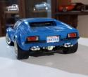 Hot Wheels 1/18 Scale Diecast 50424 - De Tomaso Pantera - Blue