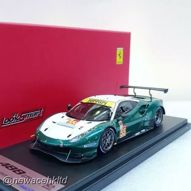 Looksmart Ferrari 488 Gte Evo 3.9l Turbo V8 Team Spirit Of Race N 55 24h Le Mans 2020 D.cameron M.griffin A.scott 1:43 LSLM111