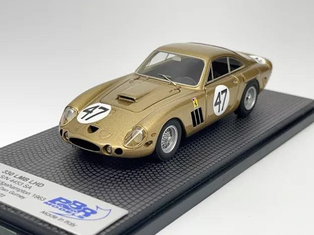 BBR Ferrari 330 Lmb S n 4453 Sa Coupe N 47 500km Bridgehampton 1963 D.gurney 1:43 CAR57B