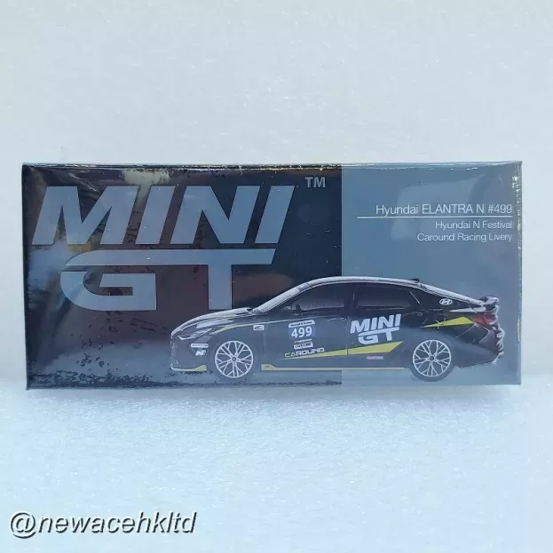Mini-GT Hyundai Elantra N 499 Caround Racin Livery 2021 1:64 MGT00403-L