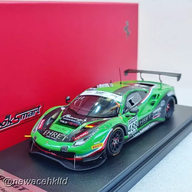 Looksmart Ferrari 488 Gt3 Evo Rinaldi Racing Team Ehret N 488 24h Spa 2020 Pierre Ehret Daniel Keilwitz Rino Mastronardi David Perel 1:43 LSRC086