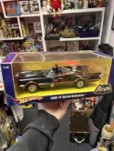 Mattel 1:18 L2090 Batmobile Car 1966 TV Series, Black Hotwheels Batman
