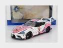 SOLID 1809008 TOYOTA - SUPRA GR ITASHA 2024 - WHITE PINK - 1/18