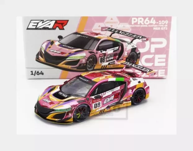 Pop Race Honda Nsx Gt3 Evo22 N 08 Racing 2022 1:64 PR640109