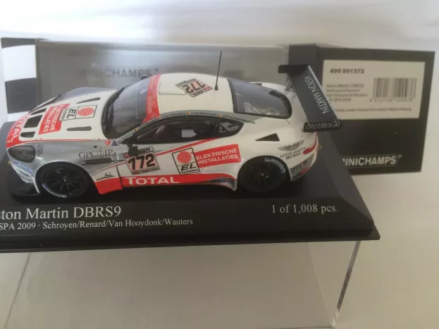 Minichamps Aston Martin Dbrs9 N 172 24h Spa 2009 Schroyen Renard V.hooydonk Wauters 1:43 400091372