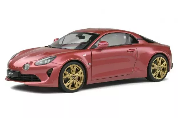 Solido Renault Alpine A110 Pure Coupe 2021 Gold Wheels 1:18 1801611