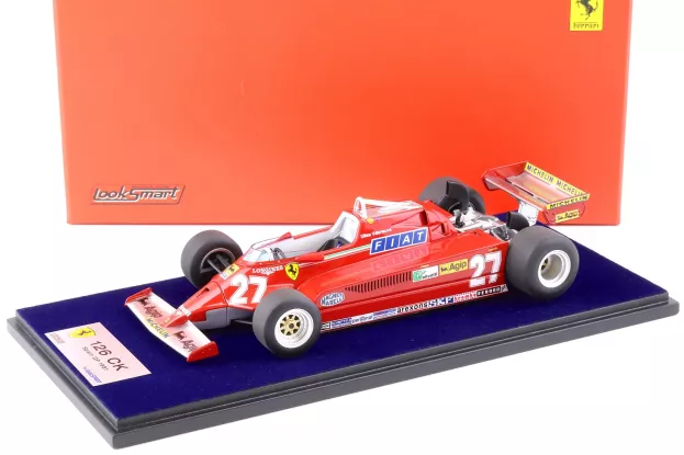 Looksmart Ferrari F1 126ck N 27 Winner Gp Spanish 1981 Gilles Villeneuve 1:18 LS18RC02