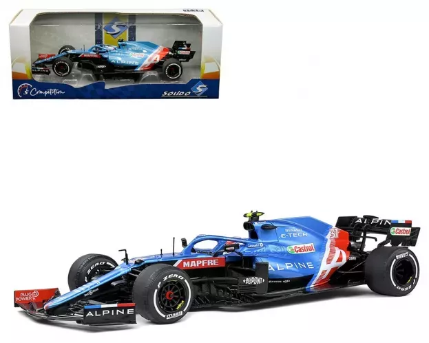 Solido Alpine F1 A521 Renault E-tech 20b Team Alpine N 31 Winner Hungary Gp 2021 Esteban Ocon 1:18 1808103