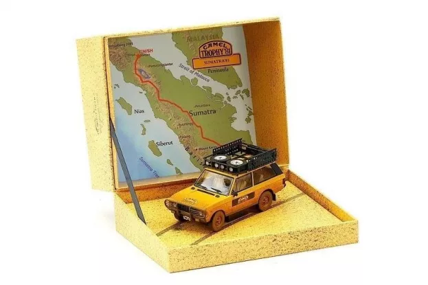 Almost Real Land Rover Range Rover N 0 Rally Camel Trophy Sumatra Dirty Version 1981 1:43 ALM410111