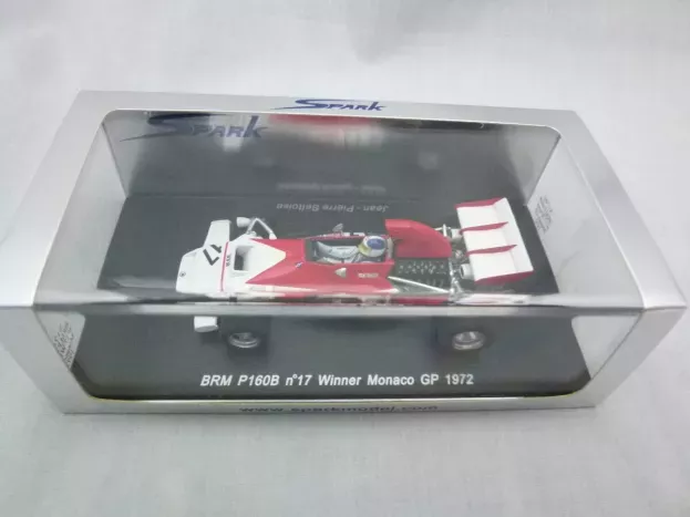 Spark Brm F1 P160b N 17 Winner Monaco Gp 1972 Jean Pierre Beltoise 1:43 S1740
