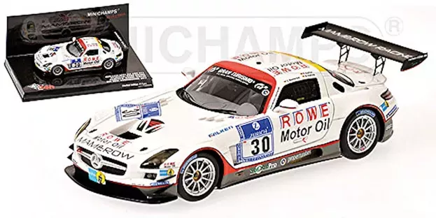 Minichamps Mercedes Sls Amg Gt3 N 30 24h Adac Nurburgring 2011 Mamerow Kaffer Hahne 1:43 437110330