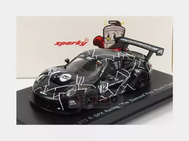 Spark Porsche 911 991-2 Gt3 R Team Gpx Racing N 12 Paul Ricar Practice The Diamond 1:64 Y200