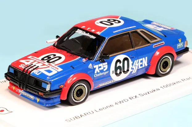 Spark Subaru Leone Rx 4wd N 60 1000km Fuji 1983 K.shimizu Y.takoaka T.itabashi 1:43 SJ064