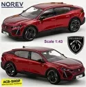 Peugeot 408 GT Estate 2023 Elixir Red Metallic 1:43 Norev 474811