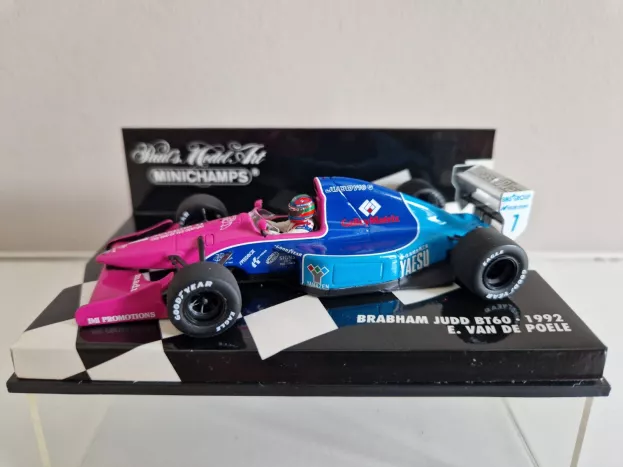 Minichamps Brabham F1 Bt60 Judd N 7 Season 1992 E.van De Poele 1:43 430920008