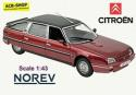 Citroen CX Turbo 2 Prestige 1985-91 Florentin Red Metallic 1:43 Norev 159020