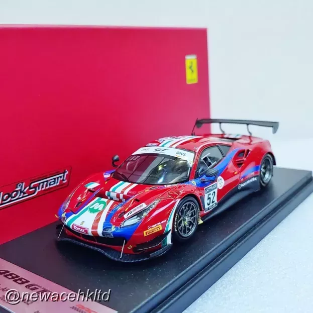 Looksmart Ferrari 488 Gte Evo 3.9l Turbo V8 Team Af Corse N 52 24h Spa 2020 A.bertolini N.hommerson L.machiels D.serra 1:43 LSRC088