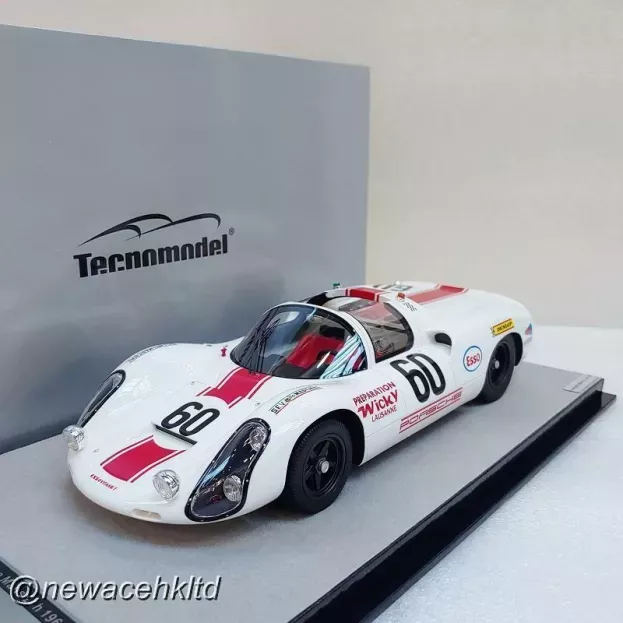 Tecnomodel Porsche 910 1991cc F6 Team Robert Buchet N 60 24h Le Mans 1969 J.de Mortemart J.mesange 1:18 TM18-158A