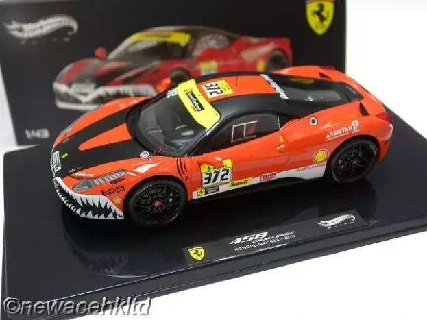 Hot Wheels Ferrari 458 Italia 8c Challenge Kessel Racing N 372 2011 1:43 X5506