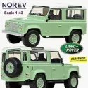 Land Rover Defender 1995 Green & White 1:43 Norev 845106