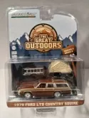 Greenlight 1979 FORD LTD COUNTRY SQUIRE 1:64 Diecast - The Great Outdoors 38030C