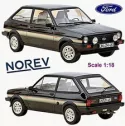 Ford Fiesta XR2 '84 Sedan 1981 Black 1:18 Norev 182743
