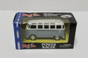 Maisto VW Volkswagen Bus Samba 1:40 Pull Back blue and white w/BOX DC521
