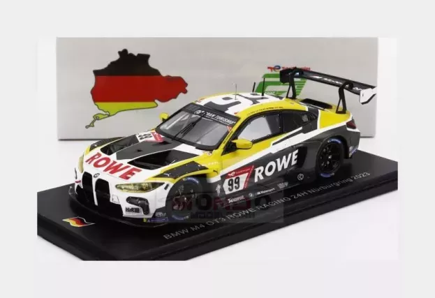 Spark Bmw 4-series M4 Gt3 Team Rowe Racing N 99 24h Nurburgring 2023 Philipp Eng Augusto Farfus Connor De Philippi Nickyelloy 1:43 SG899
