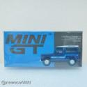 Land Rover Defender 90 County Wagon Stratos Blue LHD MINI GT 1/64 #MGT00353-L