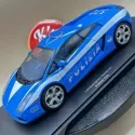 AUTOart 1/18 Lamborghini Gallardo Police Car 372 Blue 74576 Police Division