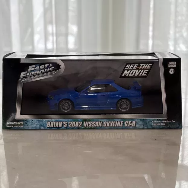 Greenlight Nissan Brian's Skyline Gt-r 2002 Fast & Furious Iv 2009 1:43 86219