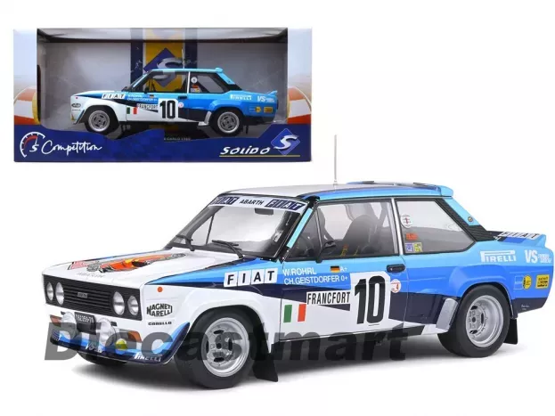 Solido Fiat 131 Abarth Team Fiat Italia N 10 Winner Rally Montecarlo 1980 W.rohrl C.geistdorfer 1:18 1806001