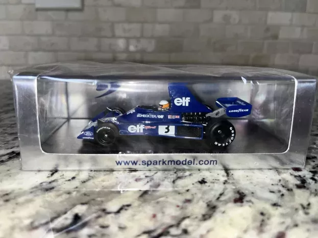 Spark Tyrrell F1 007 Elf N 3 2nd Belgium Gp 1975 Jody Scheckter 1:43 S1645