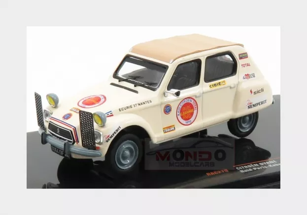 IXO Models Citroen Dyane Cabriolet Closed N 0 Paris-kabul 1970 1:43 RAC278