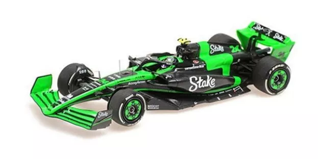 Minichamps Sauber F1 C44 Team Stake Kick N 24 Season 2024 Zhou Guanyu 1:43 417240124