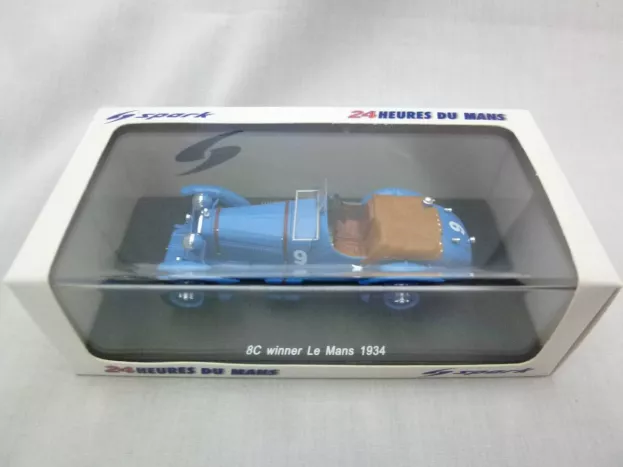 Spark Alfa Romeo 8c 2300 N 9 Winner 24h Le Mans 1934 L.chinetti P.etancelin 1:43 43LM34