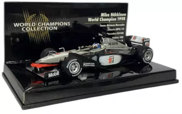 Minichamps Mclaren F1 Mercedes Mp4 13 N 8 Mika Hakkinen Season 1998 World Champion 1:43 436980008