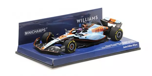 Minichamps Williams F1 Fw45 Team Williams Racing Gulf N 2 Singapore Gp 2023 Logan Sargeant 1:43 417231602