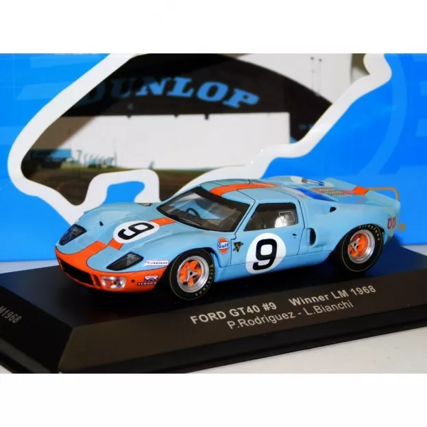 IXO Models Ford Gt40 4.9l V8 Team Jw Automotive Engineering Gulf N 9 Winner 24h Le Mans 1968 Lucien Bianchi P.rodriguez 1:43 LM1968