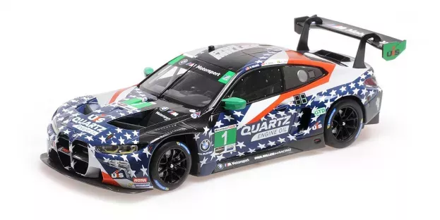 Minichamps Bmw 4-series M4 Gt3 3.0l Twin Turbo Team Paul Miller Racing N 1 Gtd Imsa 6h Watkins Glen 2022 E.johansson B.sellers M.snow 1:18 155222011