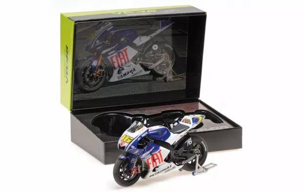 Minichamps Yamaha Yzr-m1 Team Fiat World Champion N 46 Motogp Season Dirty Version 2009 Valentino Rossi 1:12 122093246