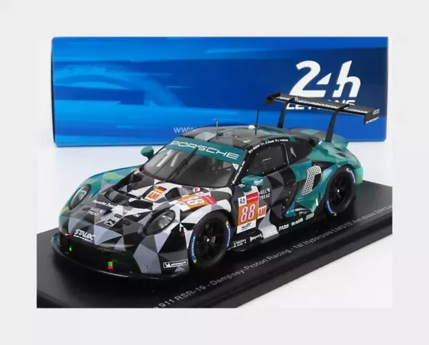 Spark Porsche 911 991-2 4.2l Rsr-19 Team Dempsey-proton Racing N 88 1st Hyperpole Lmgte Am Class 24h Le Mans 2021 J.andlauer L.d.arnold D.bastien 1:43 S8272