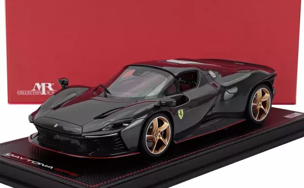 MR Models Ferrari Daytona Sp3 Carbon Look 2022 Con Vetrina With Showcase 1:18 FE036SE5